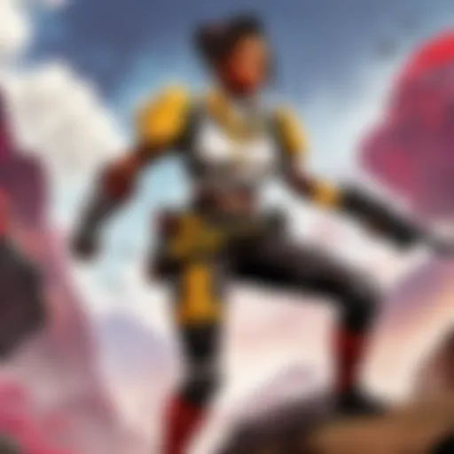 Vibrant APEX Legends GameStop Ad Artwork